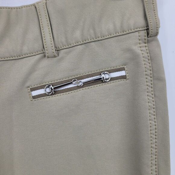 Goode Rider Womens Tan Breeches Knee Patch Equestrian Riding Pants Sz 30R - Picture 6 of 14